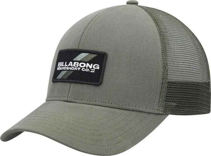 Men's Billabong Olive Walled Trucker Adjustable Snapback Hat