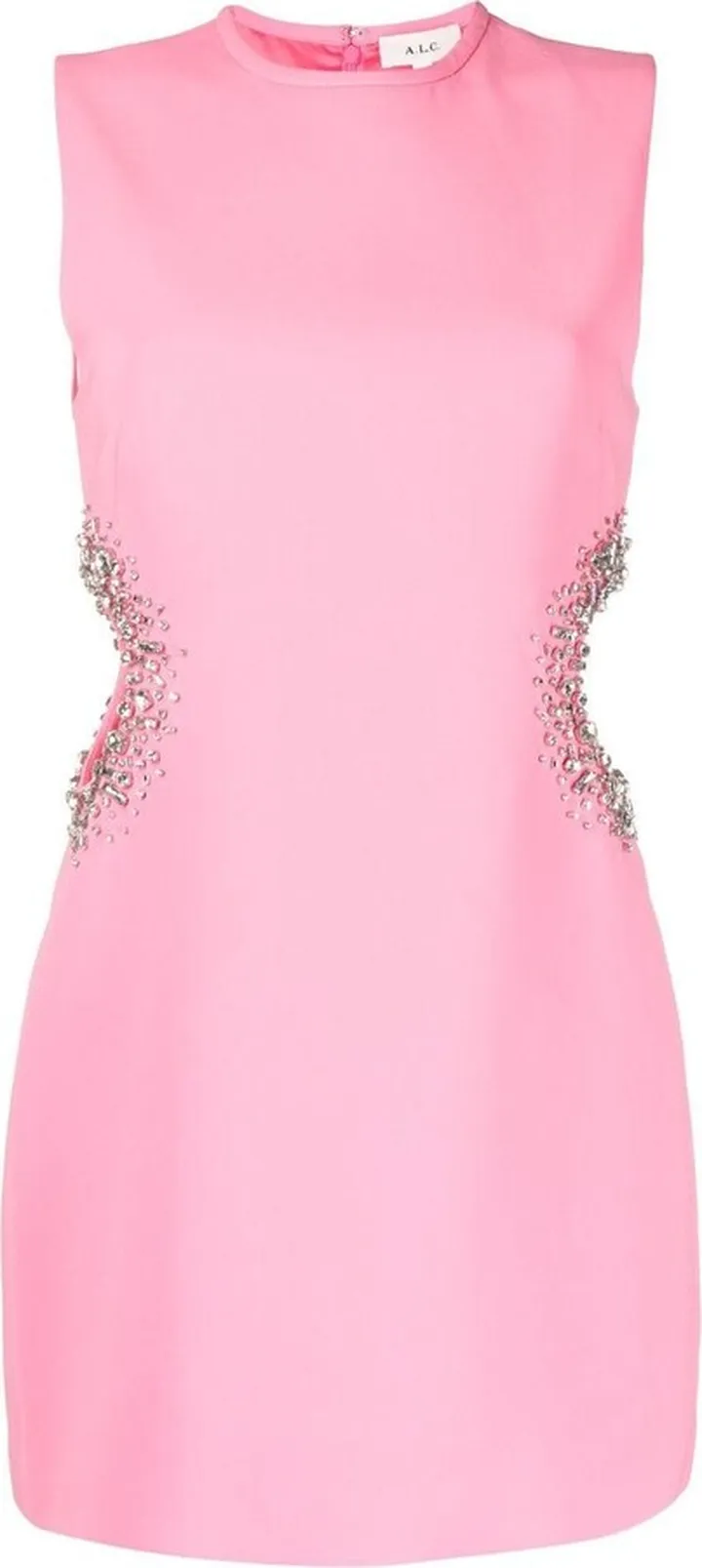 Crystal-Embellished Mini Dress