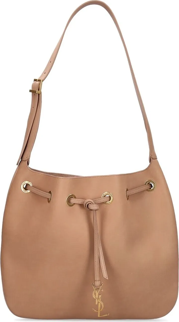 Leather shoulder bag