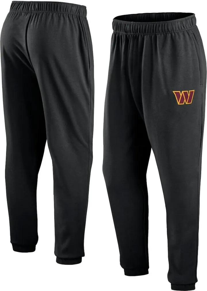 Men's Fanatics Branded Black Washington Commanders From Tracking Sweatpants
