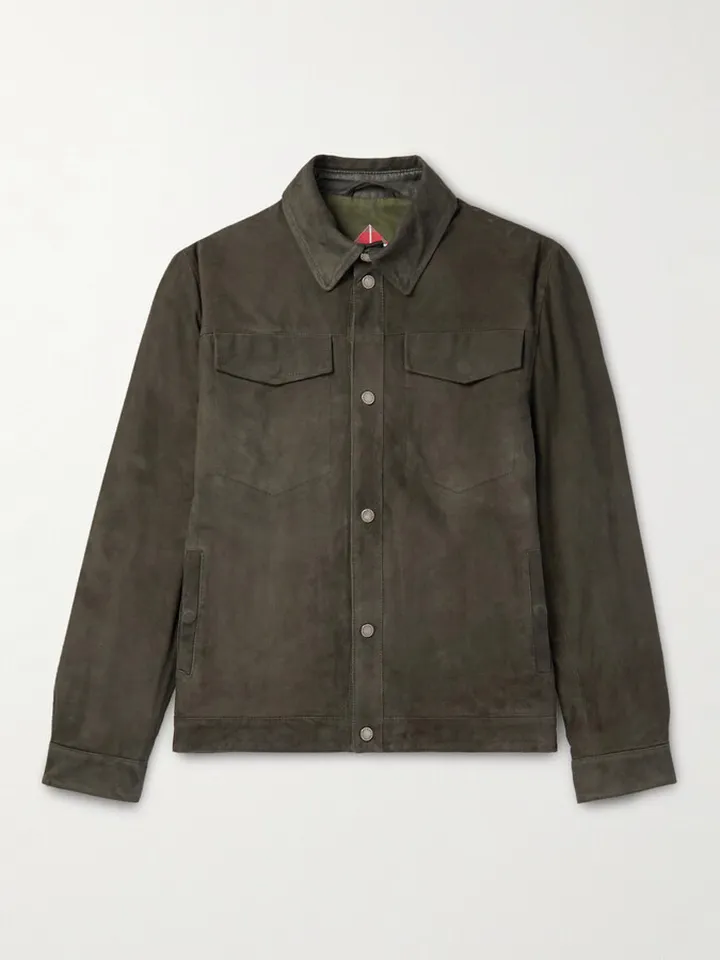 Suede Trucker Jacket