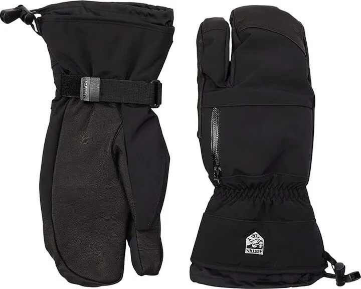 Hestra CZone Pointer - 3 Finger (Black) Extreme Cold Weather Gloves