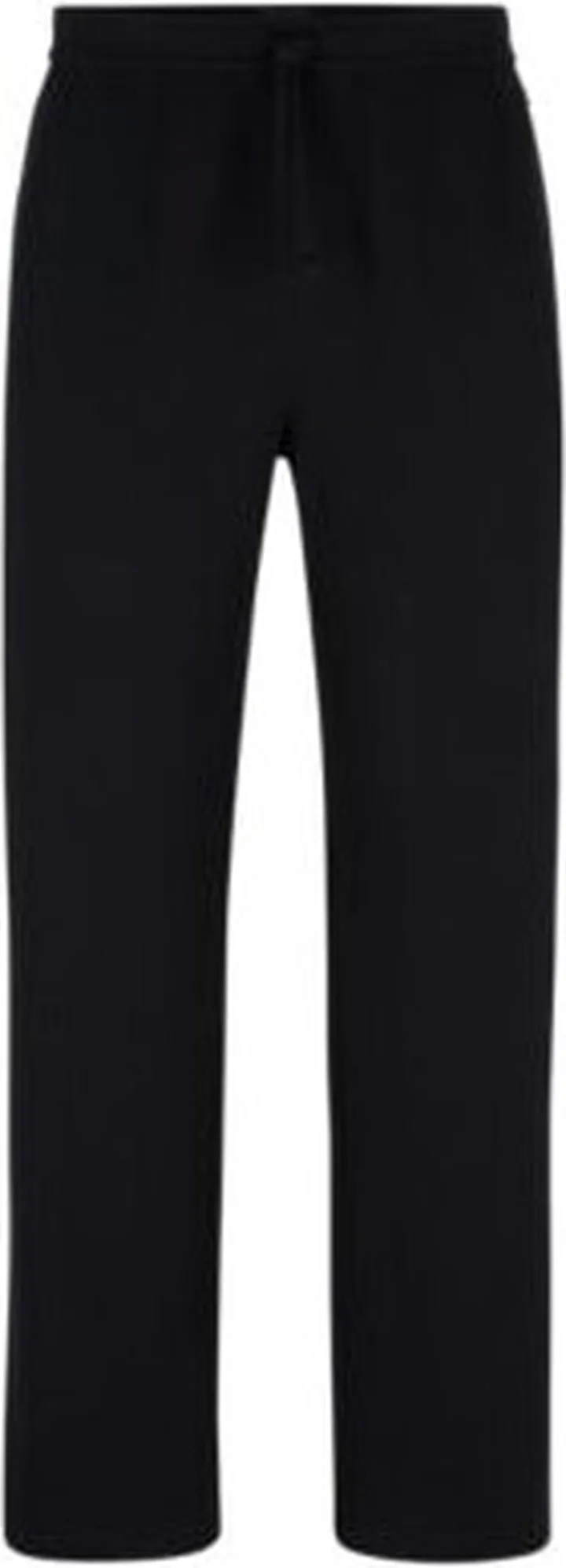 Waffle cotton-blend pajama bottoms with logo embroidery