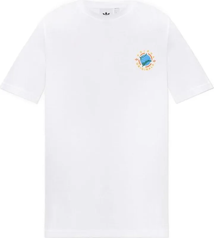 Adidas Originals Logo-Printed Long-Sleeved T-Shirt