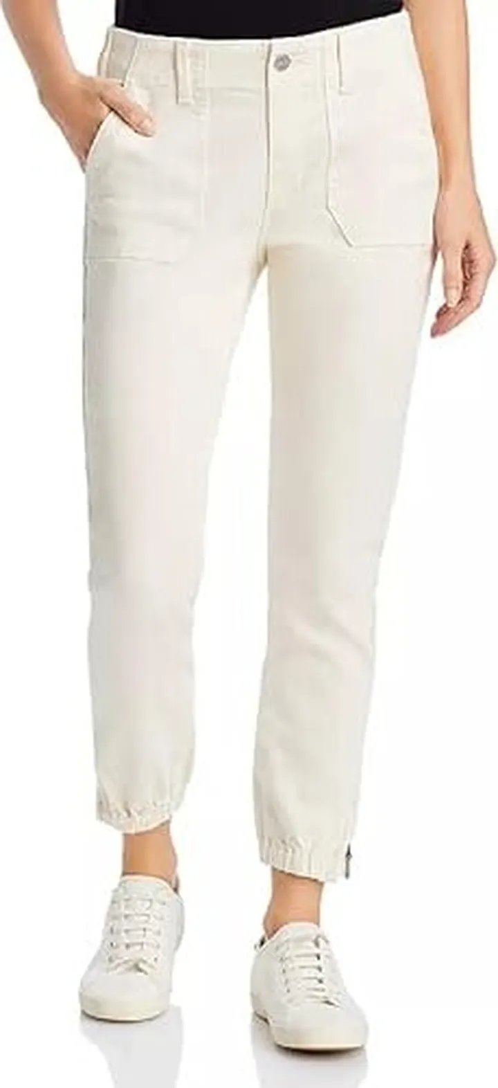 PAIGE Women's Mayslie Jogger mid Rise in Quartz Sand