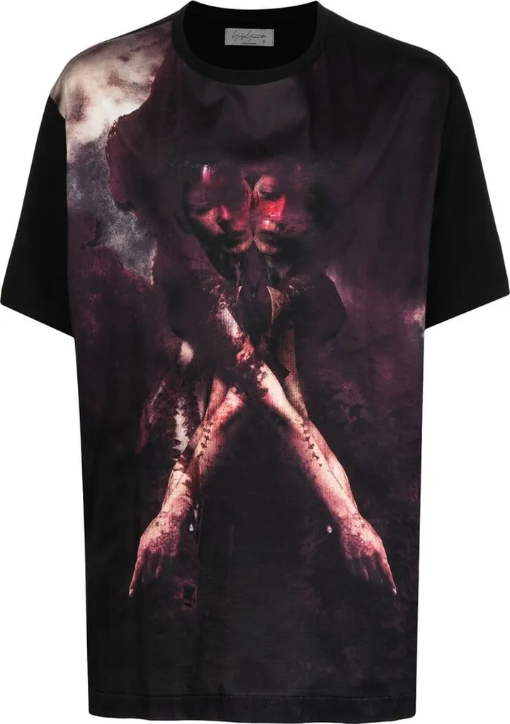 graphic-print crew-neck T-shirt