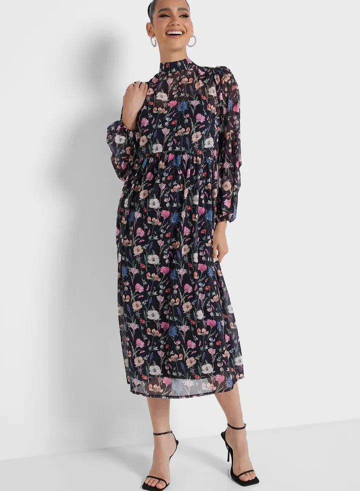 Floral Printed Dress