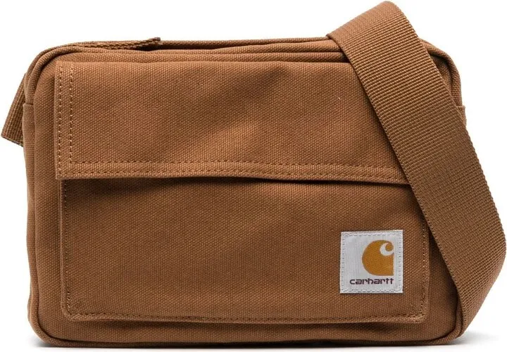Dawn logo-patch belt bag