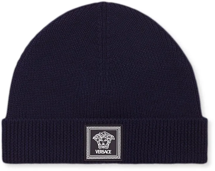 Logo Virgin Wool Knit Beanie