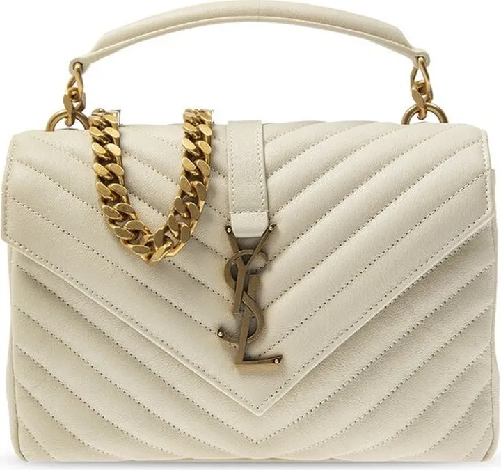 Saint Laurent College Quilted Medium Shoulder Bag
