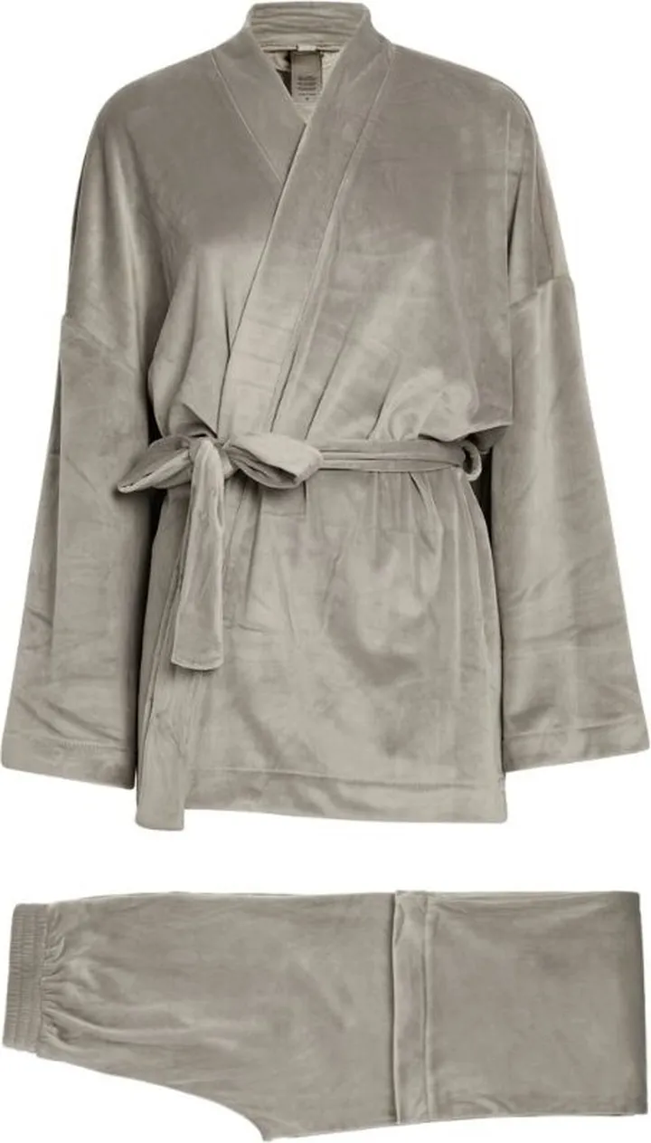 Skims Velour Wrap Pyjama Set