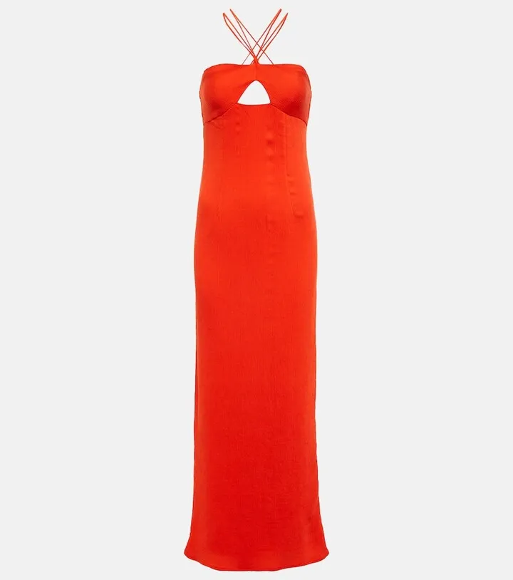Gianna halter maxi dress