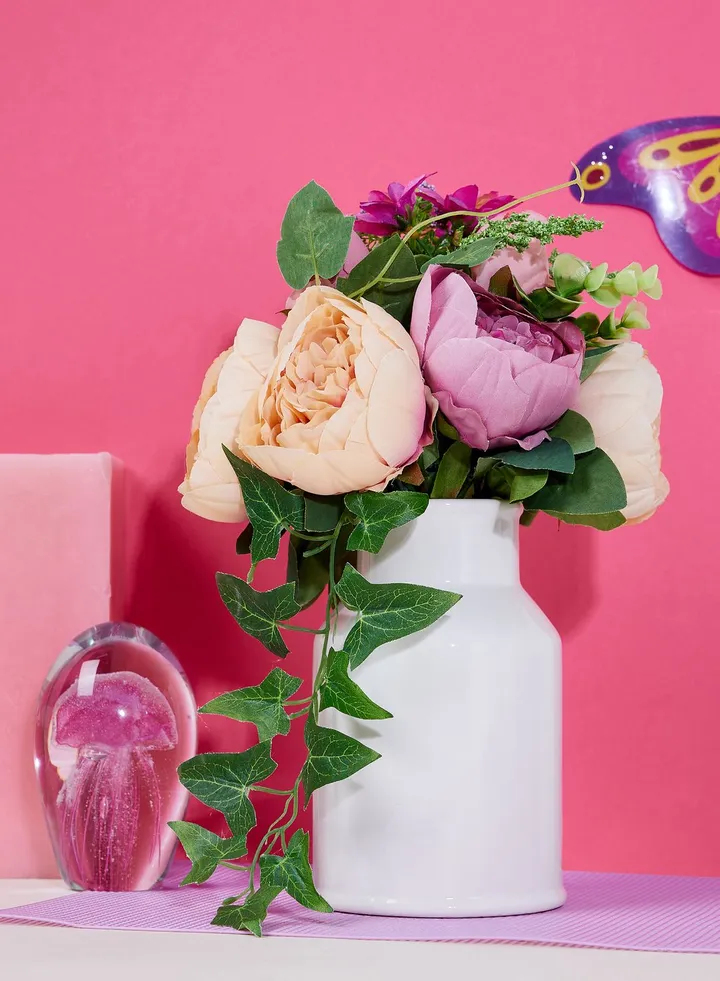 Flowers In Ceramic Vase - Mail Order Packaging
