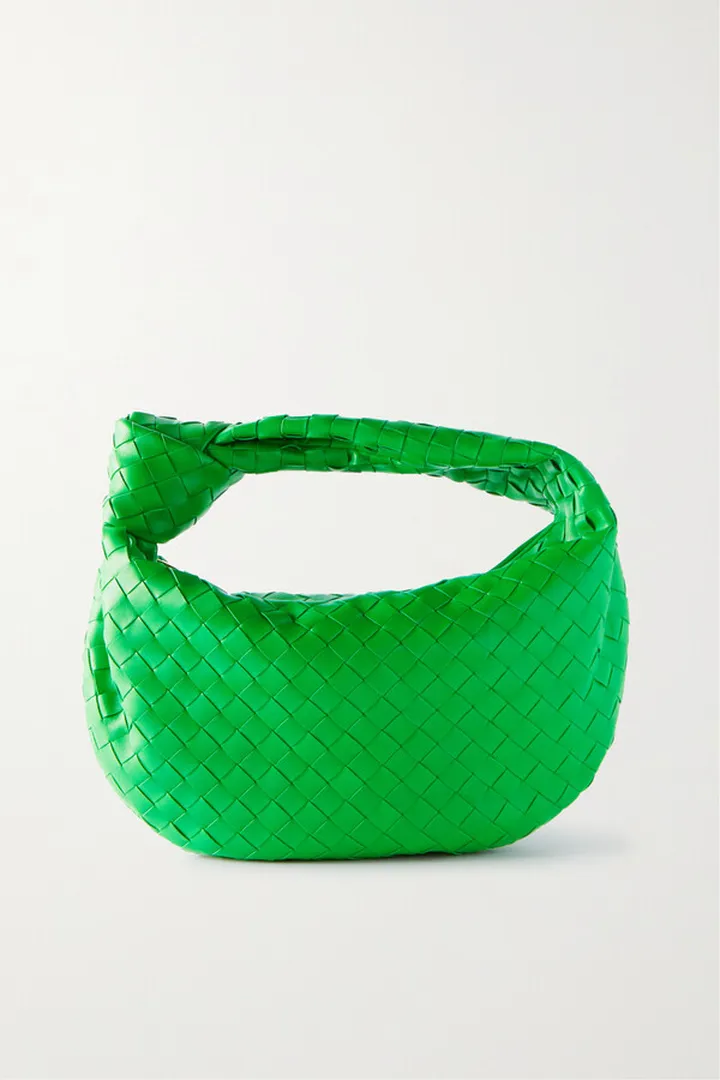 Bottega Veneta - Jodie Teen Knotted Intrecciato Leather Tote - Green
