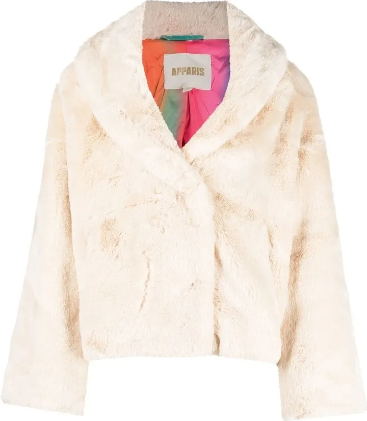 Faux-Fur Cropped Jacket