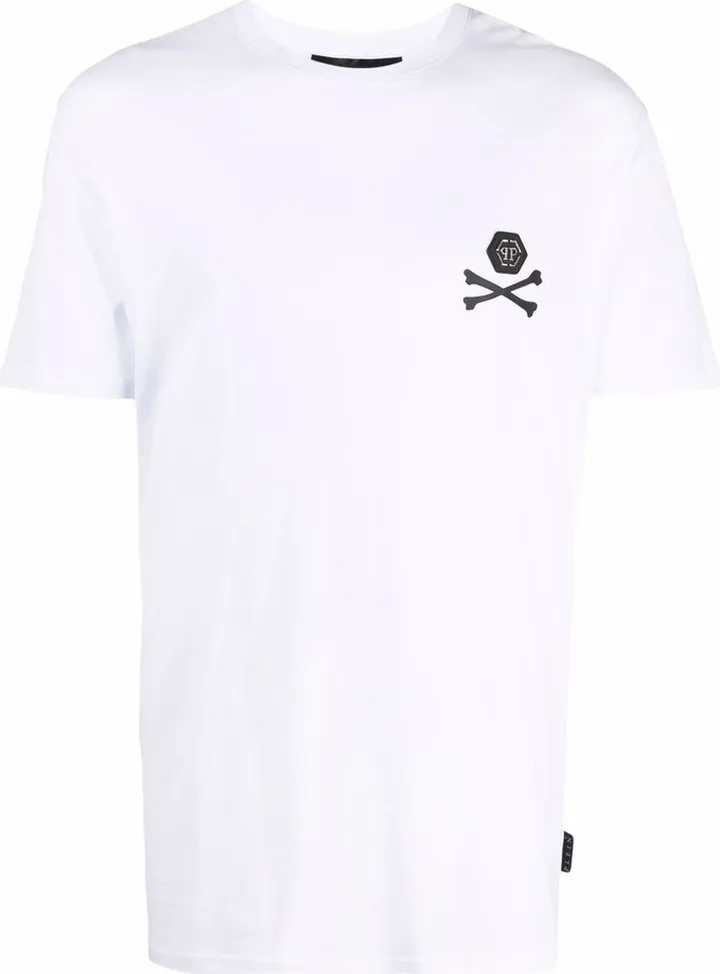 skeleton print T-shirt