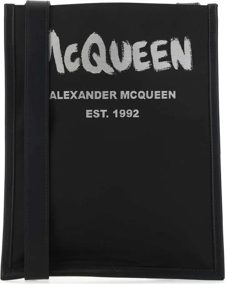 Alexander McQueen Logo Printed Crossbody Bag