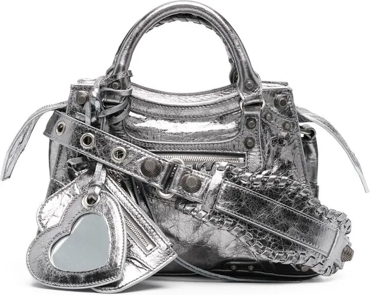 Neo Cagole XS metallic tote bag