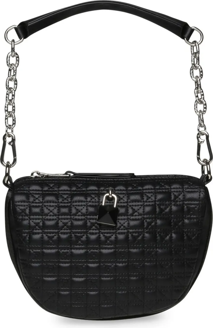 Steve Madden Women's Bmoon Half Moon Quilted Crossbody Bag