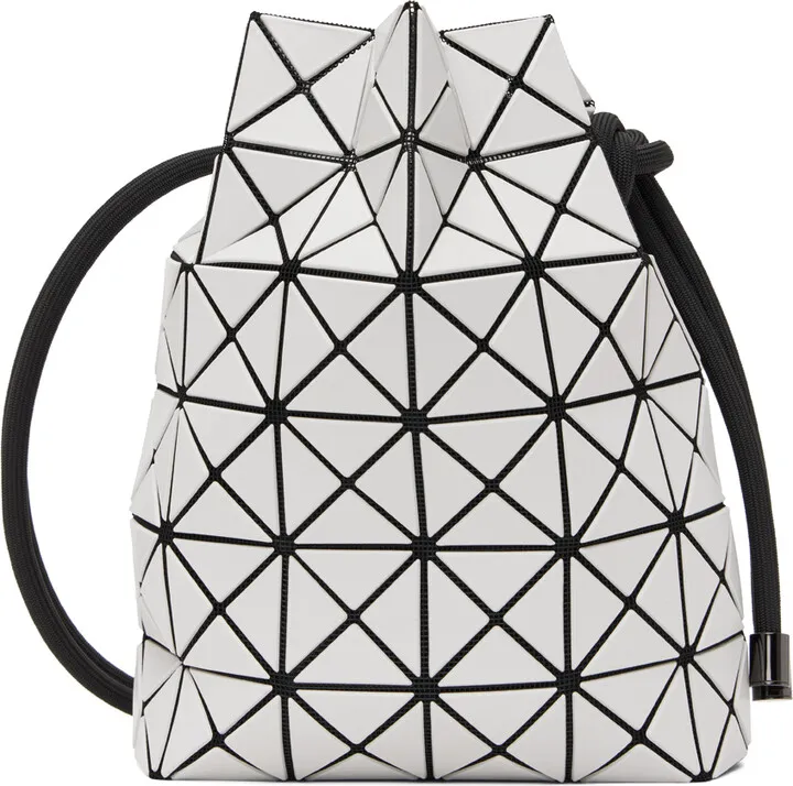 Bao Bao Issey Miyake Gray Wring Shoulder Bag