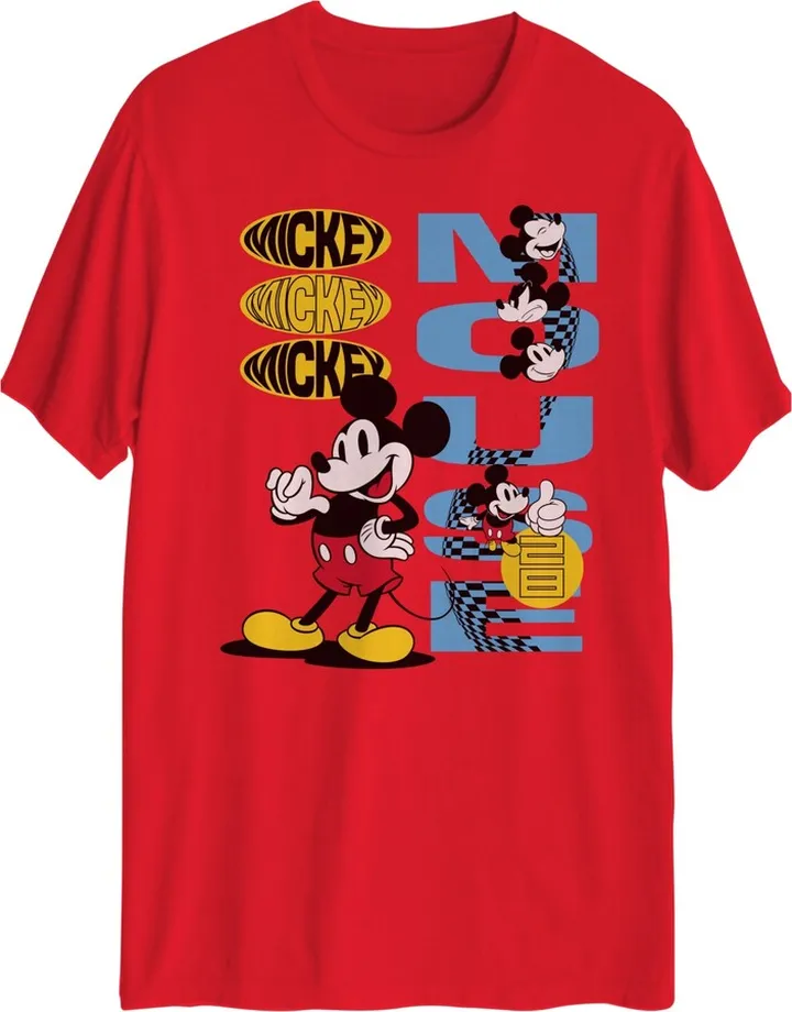 Hybrid Men's Mickey Mouse Short Sleeve T-shirt