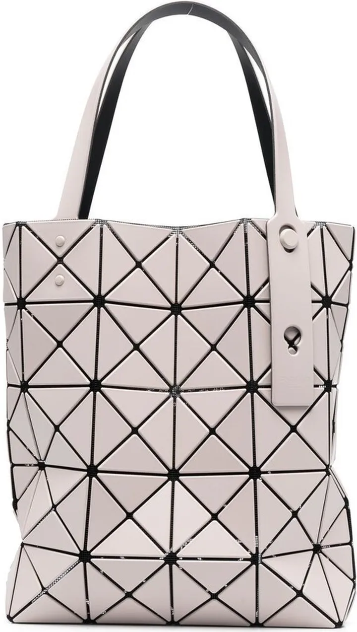 Lucent geometric-panel tote bag