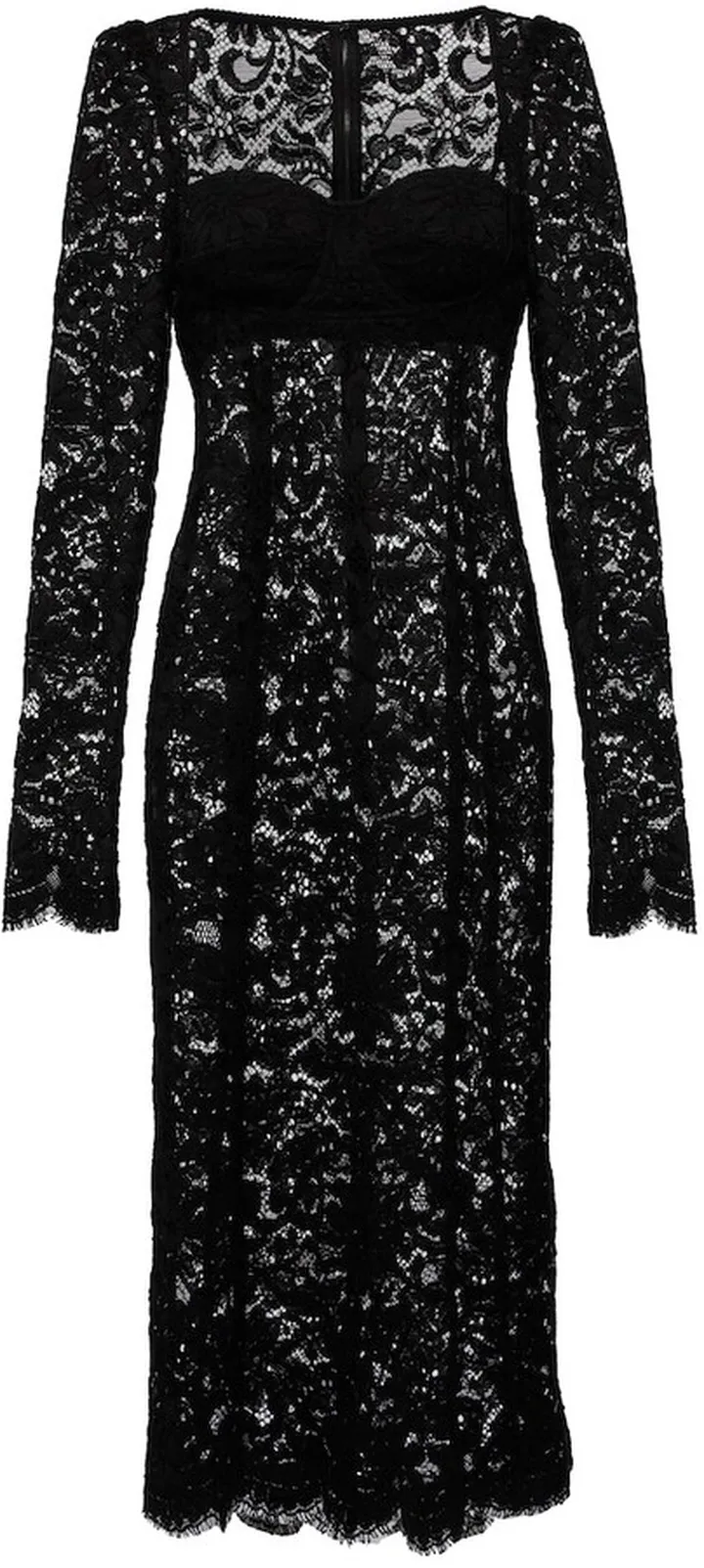 Lace midi dress