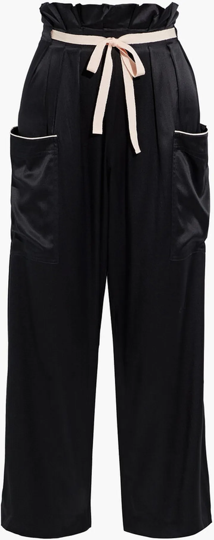 Ezra silk-blend charmeuse pajama pants