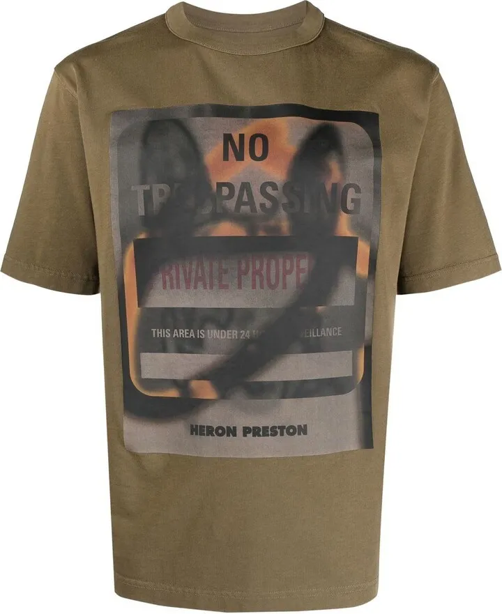 graphic-print organic cotton T-shirt