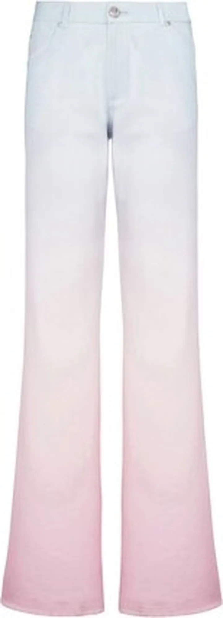 BALMAIN x EVIAN wide-leg jeans