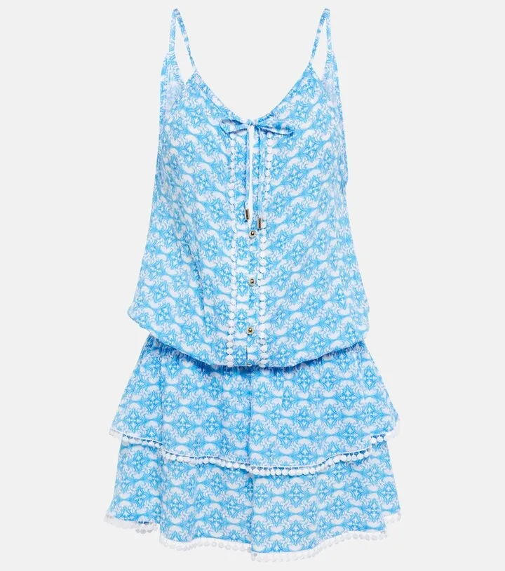 Rosa floral minidress