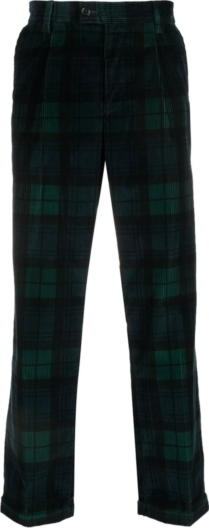 Corduroy Straight-Leg Trousers