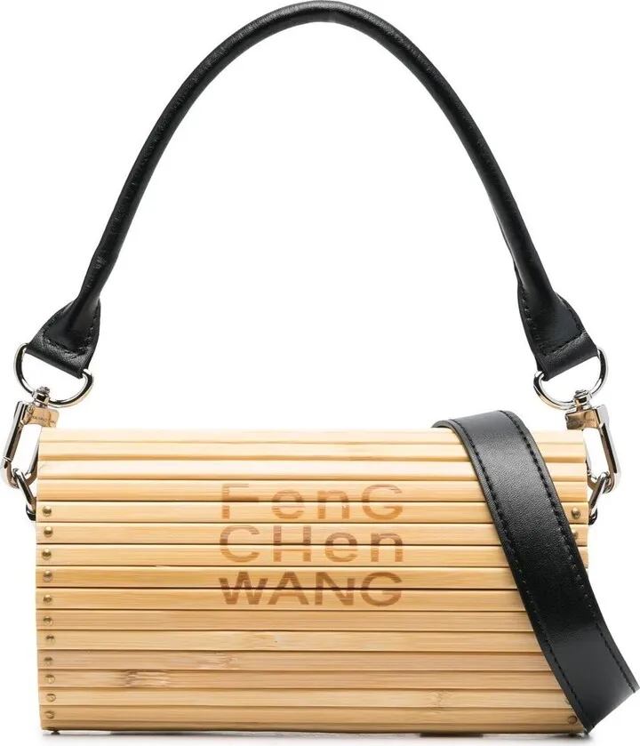 Circular Bamboo Shoulder Bag