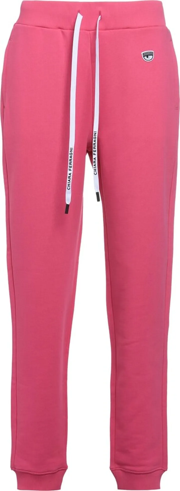 Fleece Joggers With Drawcord Waist And Small Logo Detail