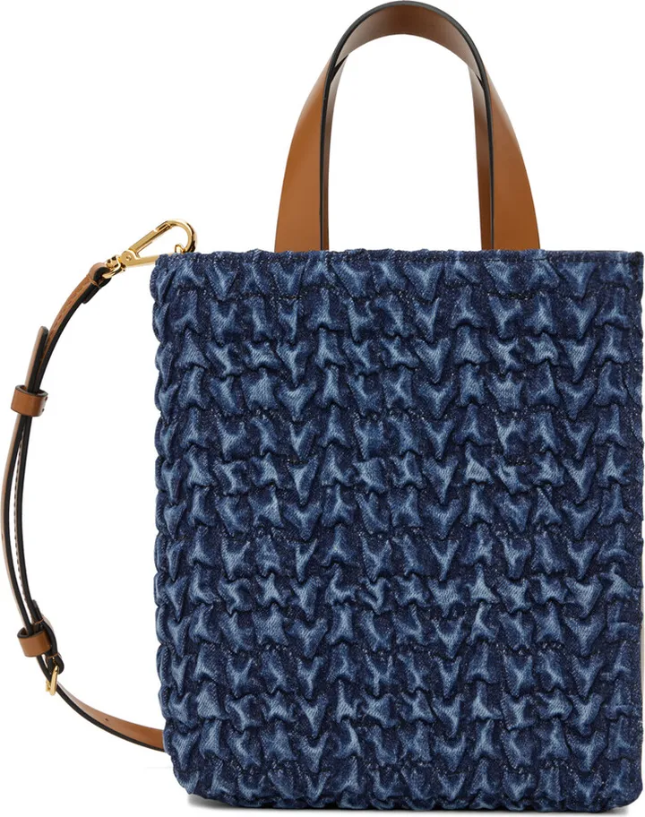 Marni Blue & Black Mini Museo Bag
