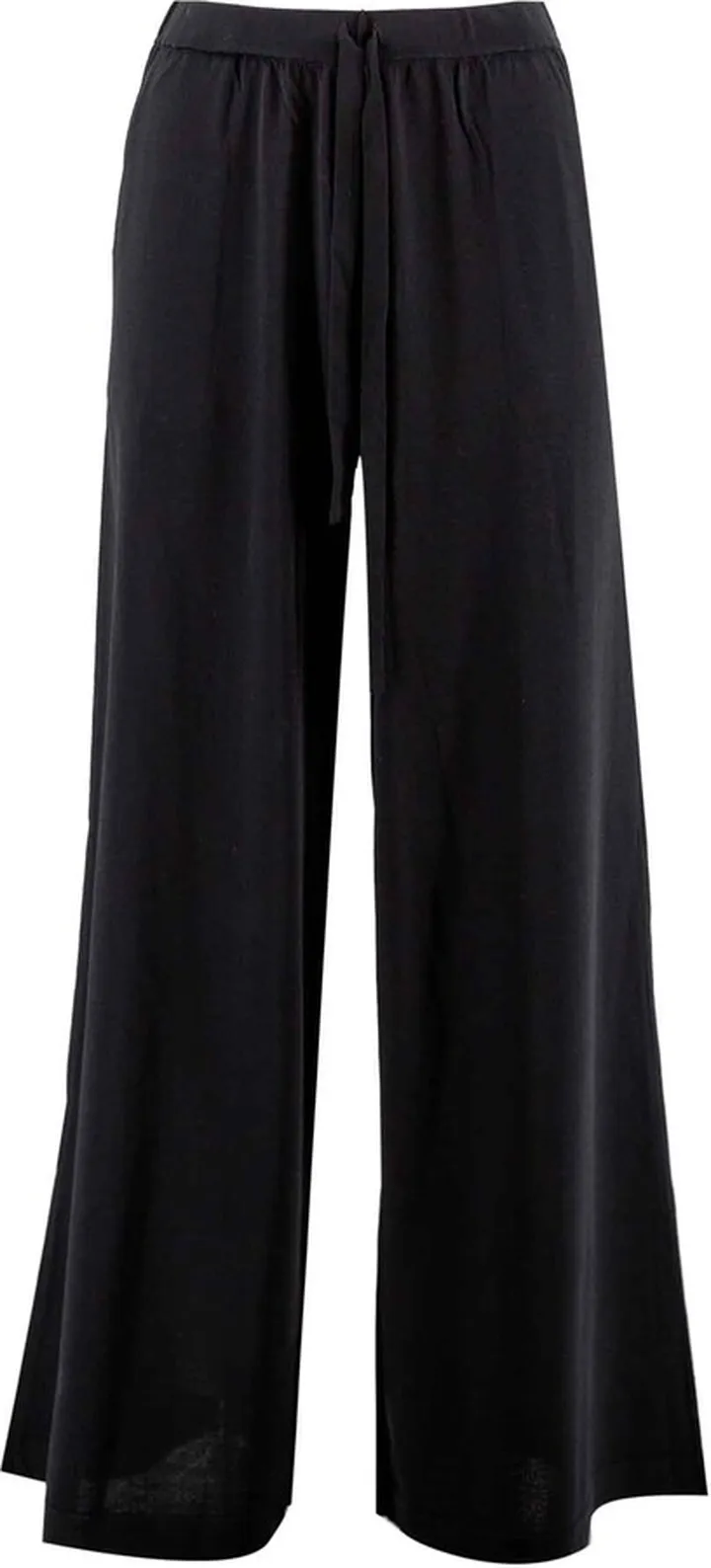 Drawstring-waist Straight-leg Trousers