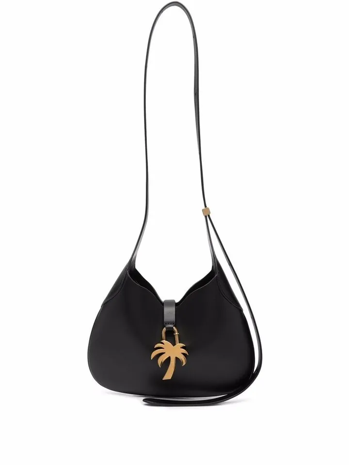 Plaque-Detail Shoulder Bag