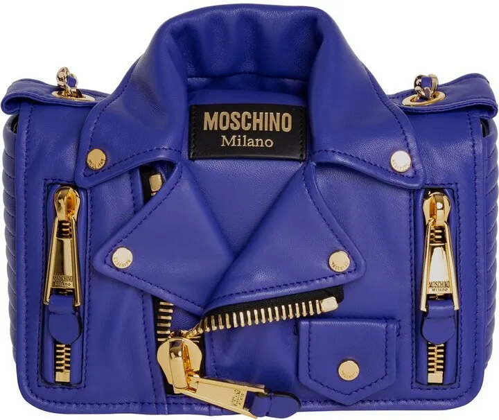 Moschino Biker Jacket Shoulder Bag