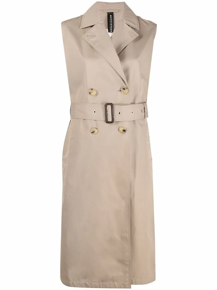 Aplina sleeveless trench coat