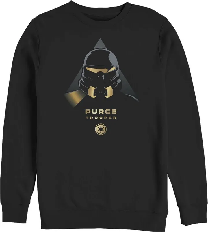 Men's Star Wars Jedi: Fallen Order Purge Trooper Symbol Sweatshirt - Black - Small