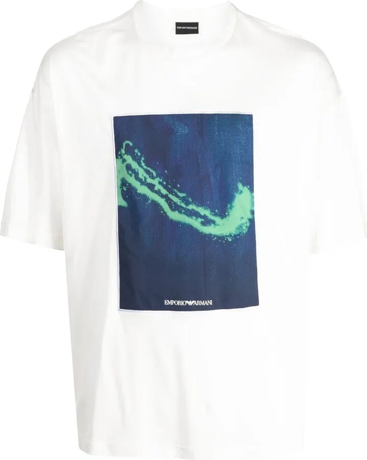 graphic-print short-sleeved T-shirt