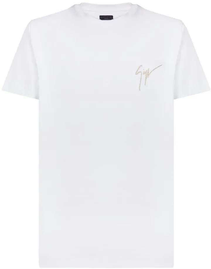 embroidered logo cotton T-shirt