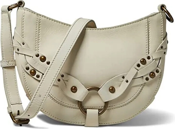Frye Aubrey Mini Crossbody (Oat) Handbags
