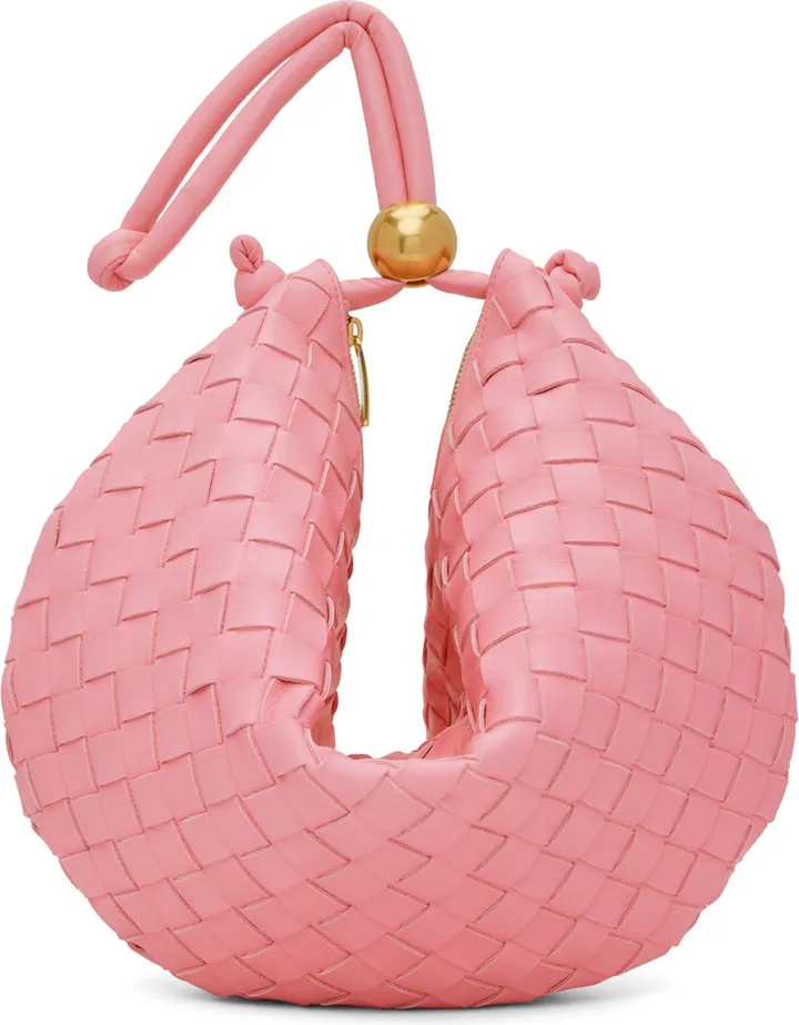 Bottega Veneta Pink Medium Turn Pouch