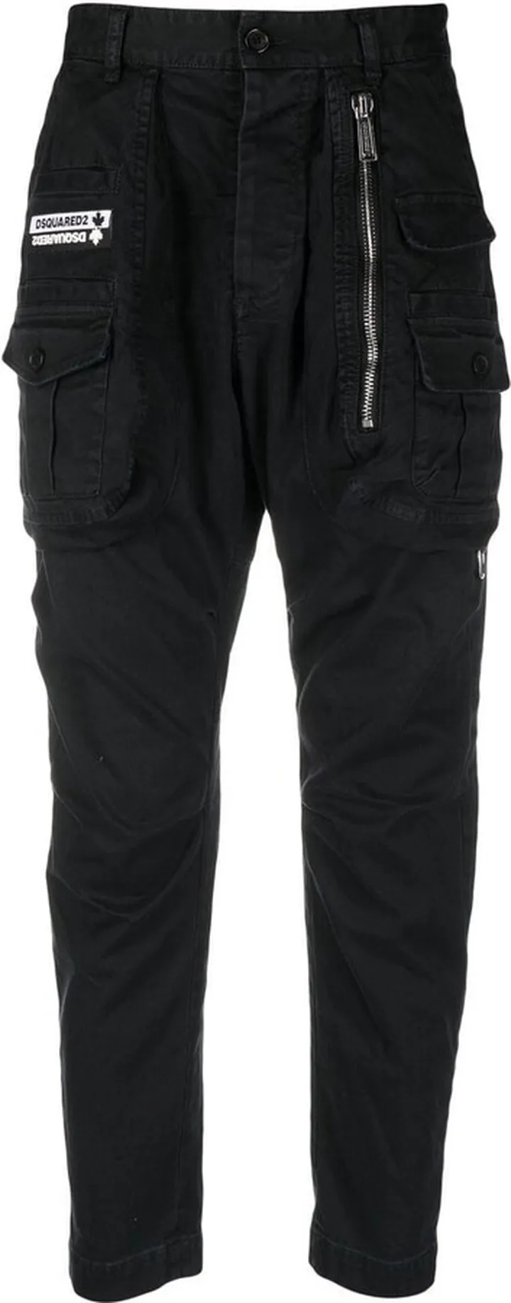 Logo-Patch Tapered Trousers