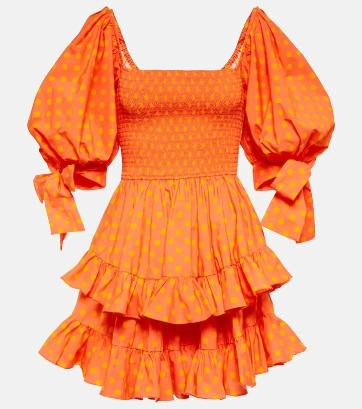Finley cotton-blend minidress