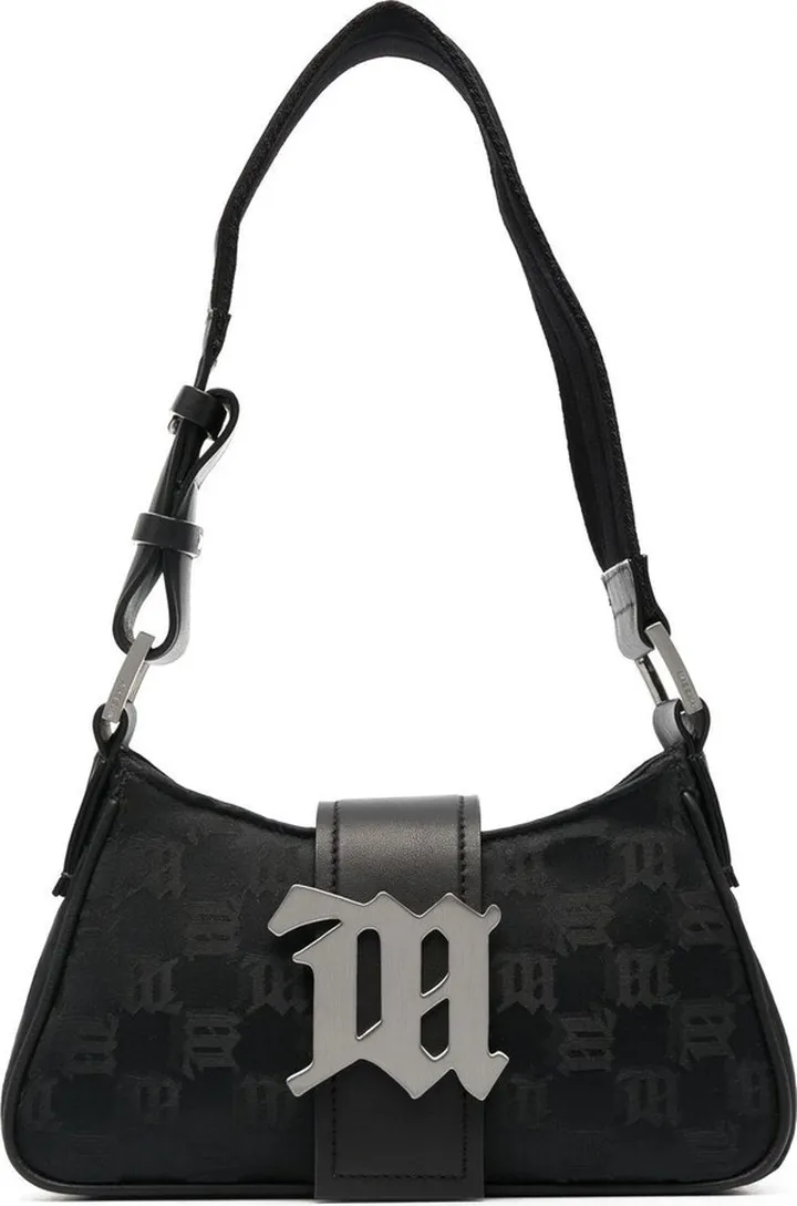 Logo Zipped Shoulder Bag