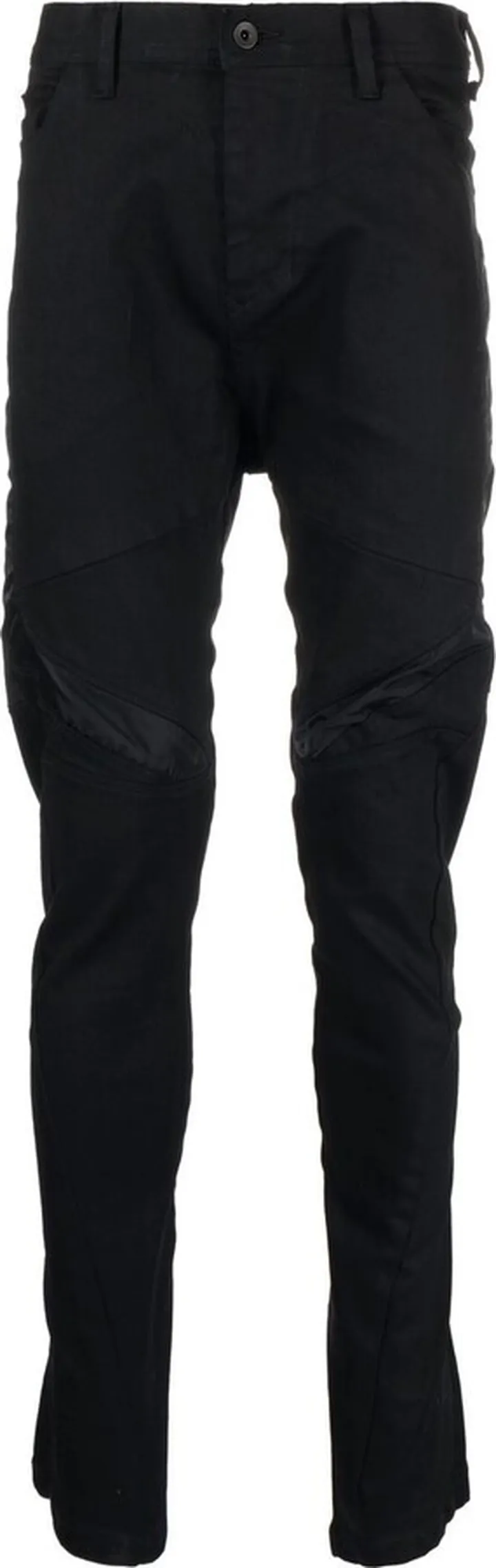 Panelled Skinny-Cut Trousers
