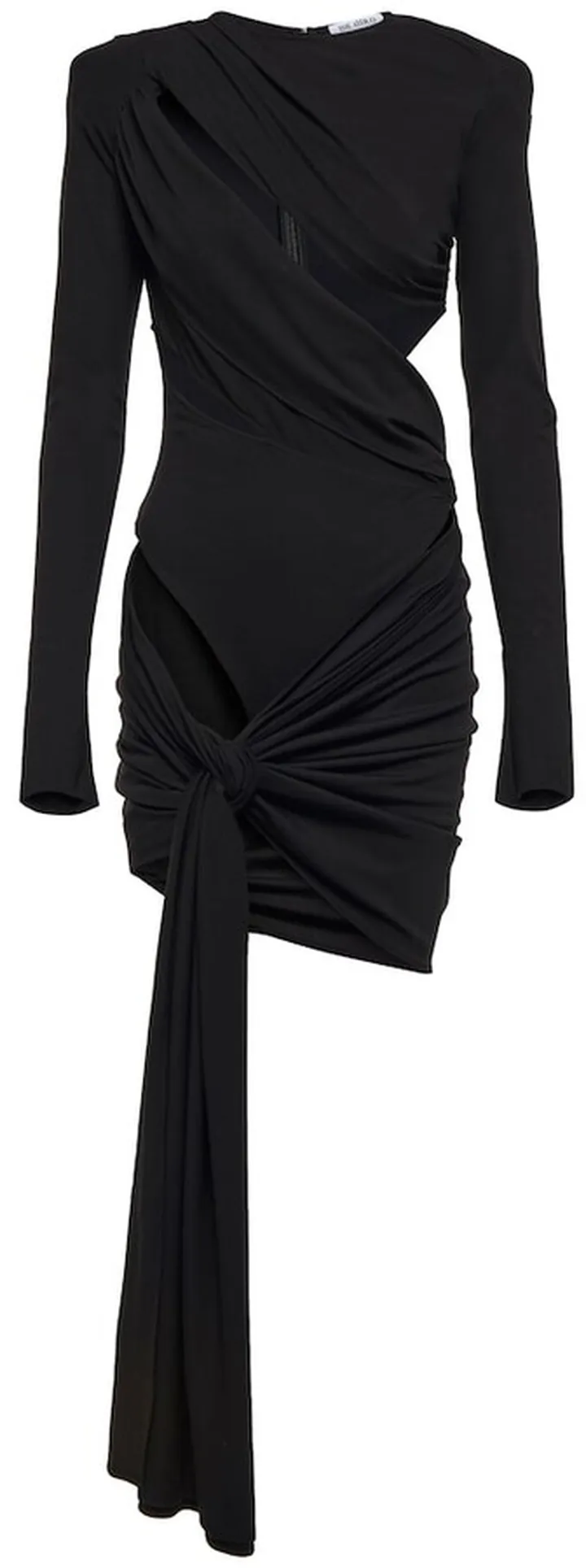 Cutout ruched minidress