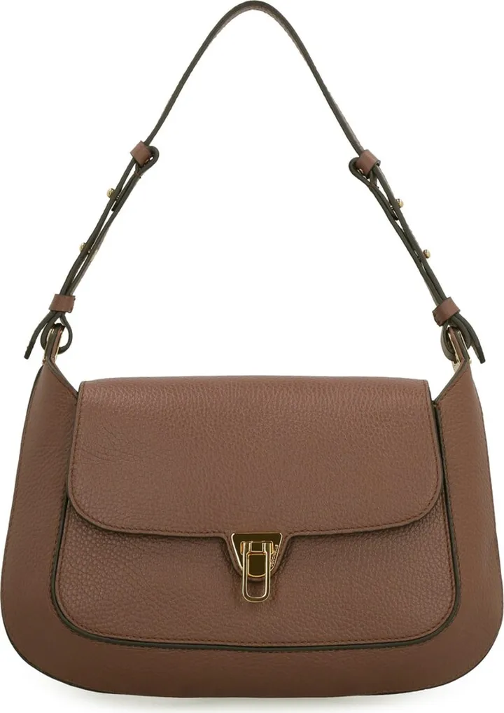 Cristhy Grainy Leather Shoulder Bag